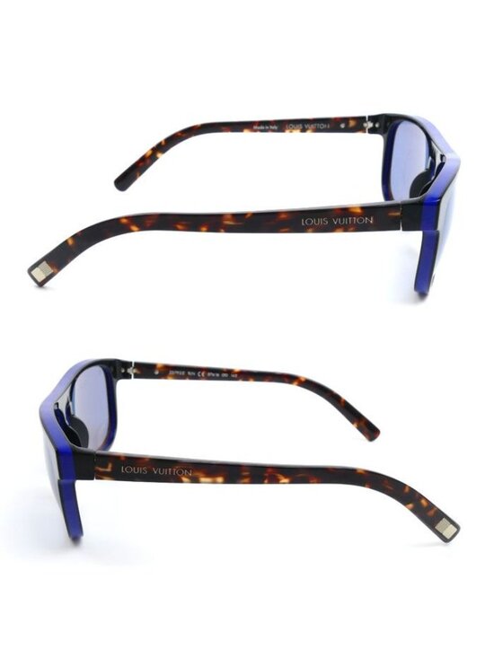 Louis Vuitton Oliva Sunglasses Blue Black Havana Pattern Eyewear main image 8